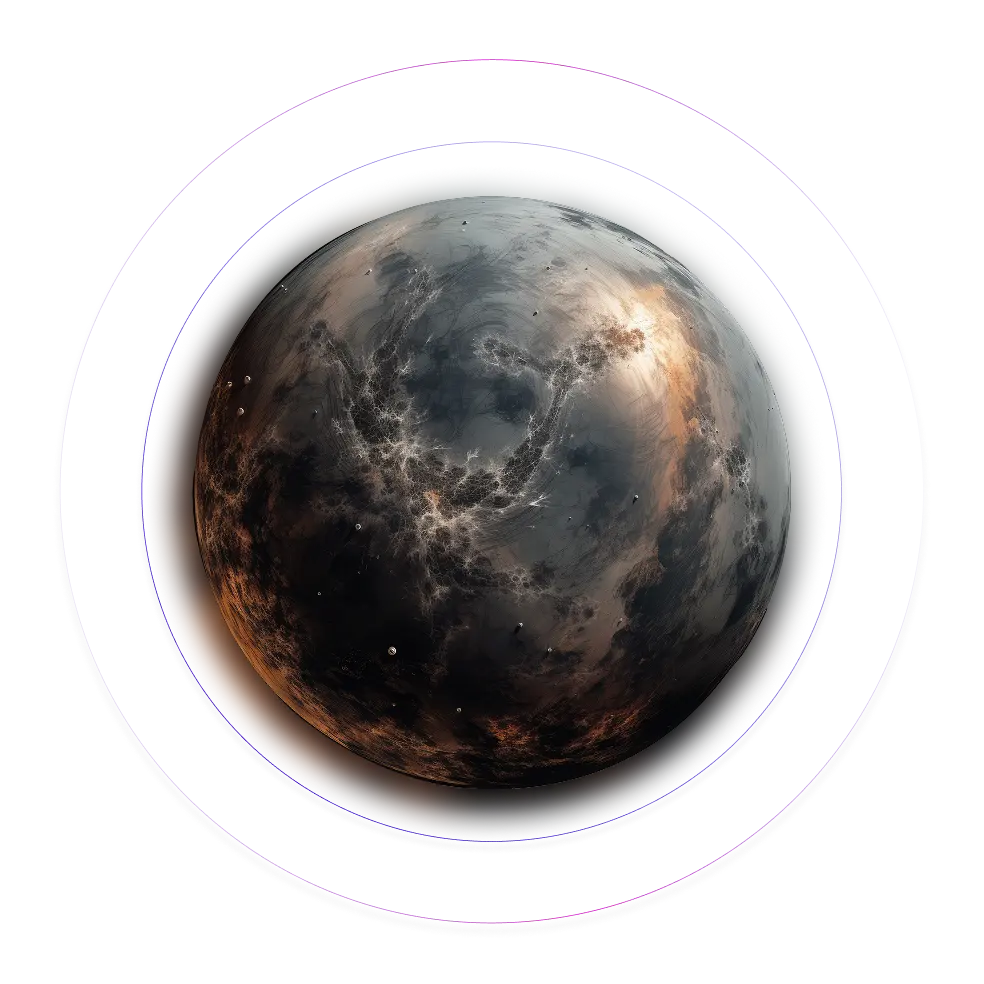Global View Moon Background